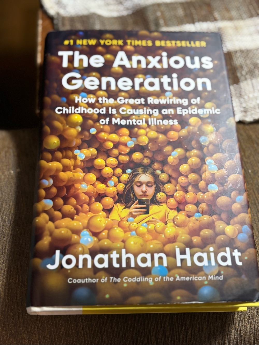 Jonathan Haidt The Anxious Generation Hardcover Book